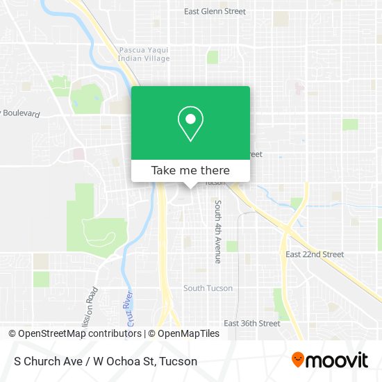 S Church Ave / W Ochoa St map