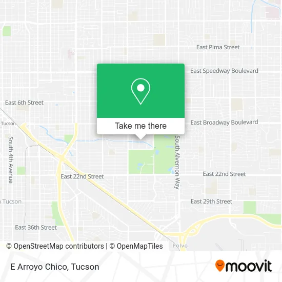 E Arroyo Chico map