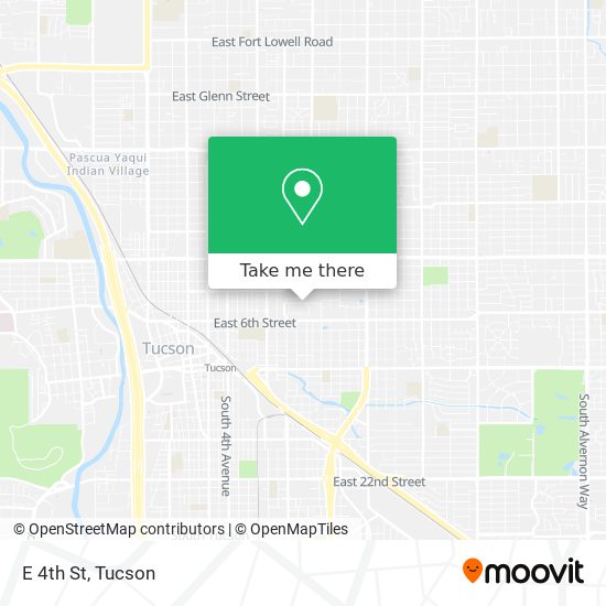 Mapa de E 4th St