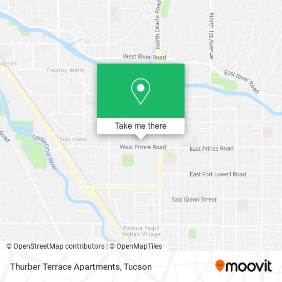 Thurber Terrace Apartments map