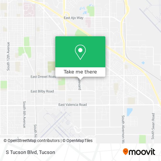 Mapa de S Tucson Blvd