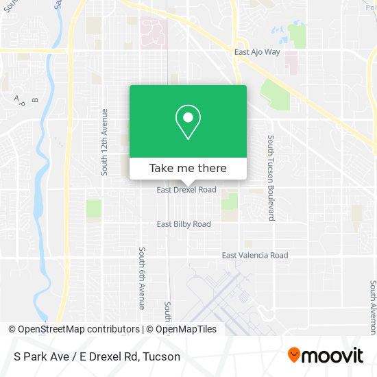 Mapa de S Park Ave / E Drexel Rd
