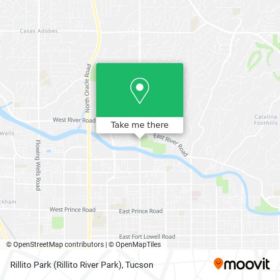 Rillito Park (Rillito River Park) map