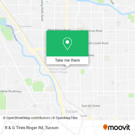 R & G Tires Roger Rd map