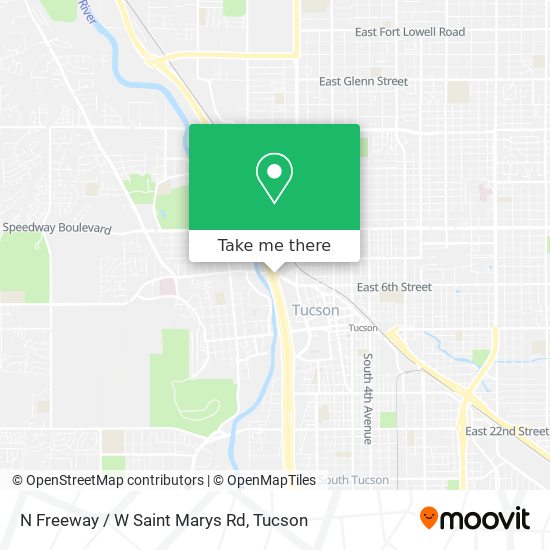 N Freeway / W Saint Marys Rd map