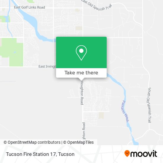 Mapa de Tucson Fire Station 17