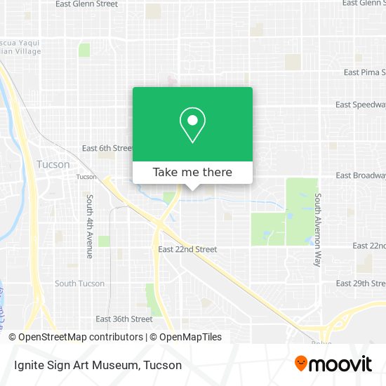 Ignite Sign Art Museum map