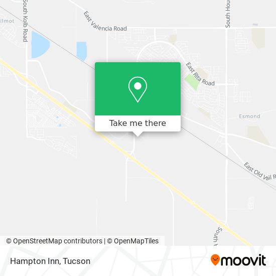 Hampton Inn map