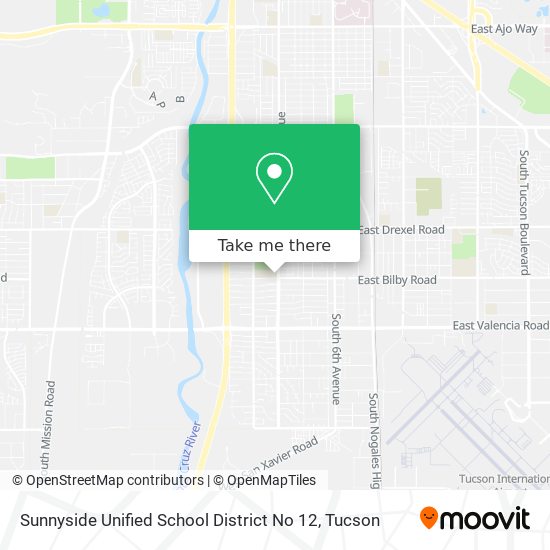 Sunnyside Unified School District No 12 map