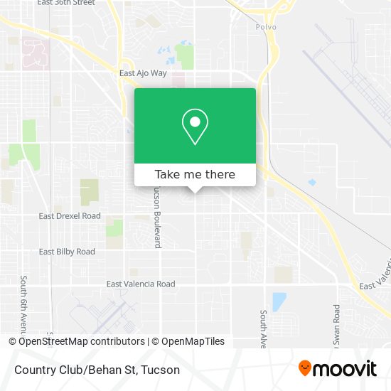 Mapa de Country Club/Behan St