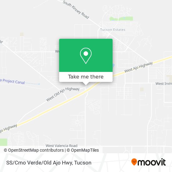 SS/Cmo Verde/Old Ajo Hwy map
