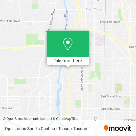 Ojos Locos Sports Cantina - Tucson map