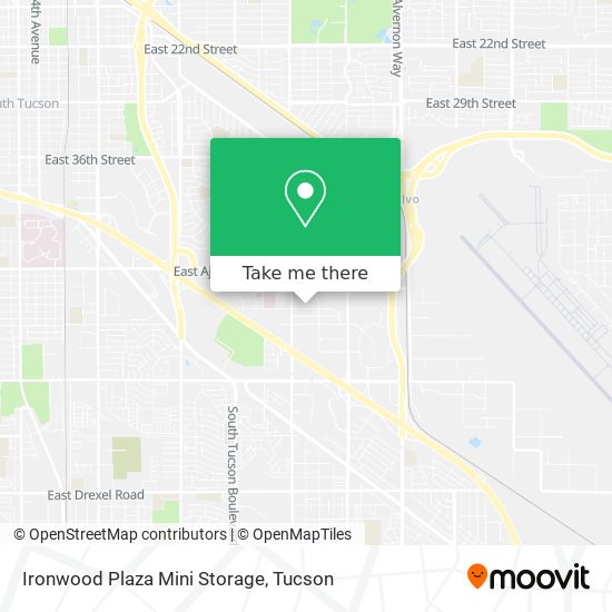 Mapa de Ironwood Plaza Mini Storage