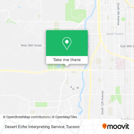 Desert Echo Interpreting Service map