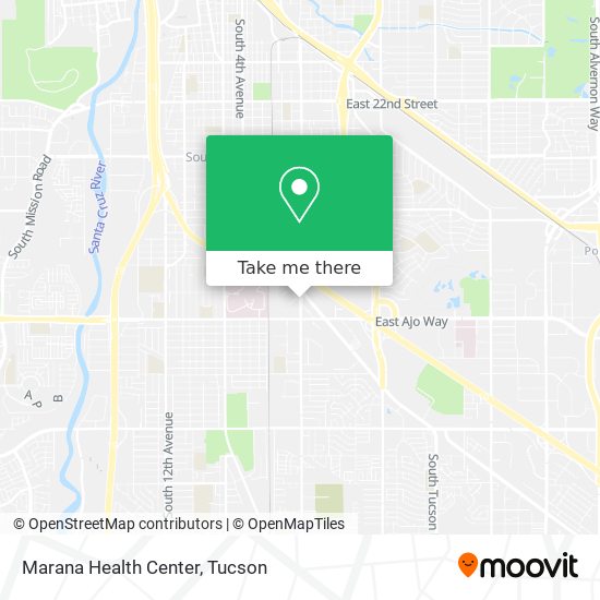 Mapa de Marana Health Center