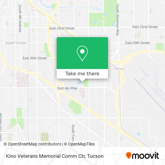 Mapa de Kino Veterans Memorial Comm Ctr
