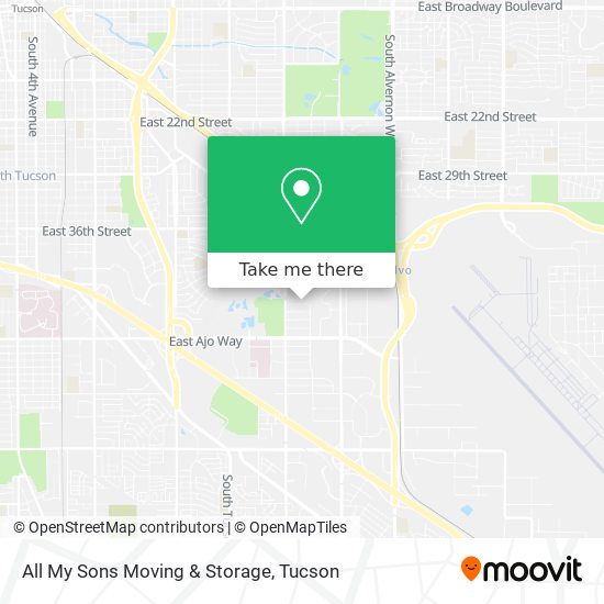 All My Sons Moving & Storage map
