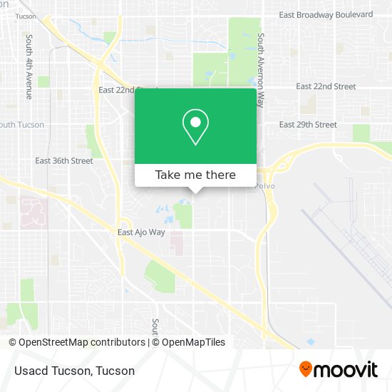 Usacd Tucson map