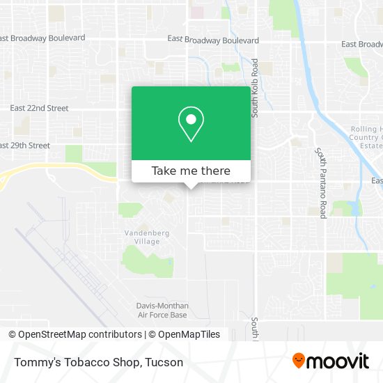 Tommy's Tobacco Shop map