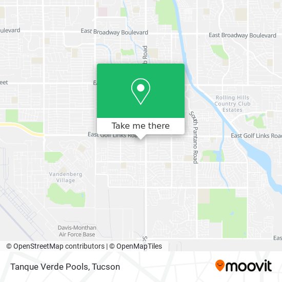 Mapa de Tanque Verde Pools