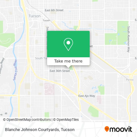 Blanche Johnson Courtyards map