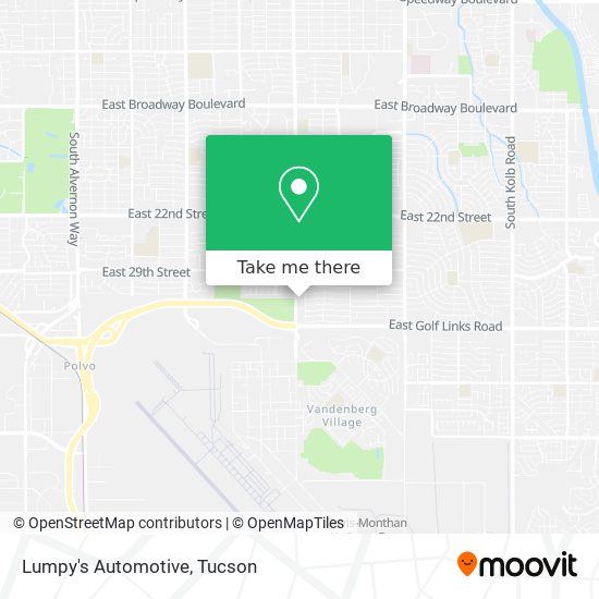 Lumpy's Automotive map