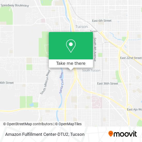 Amazon Fulfillment Center-DTU2 map