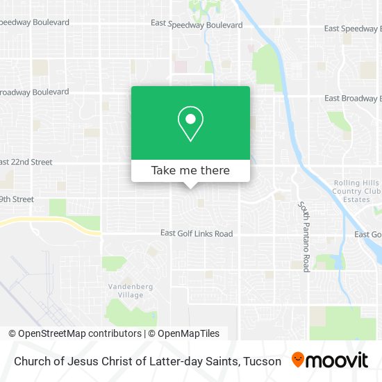 Mapa de Church of Jesus Christ of Latter-day Saints