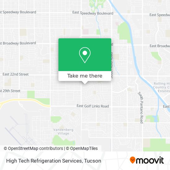 Mapa de High Tech Refrigeration Services