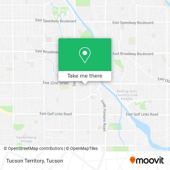 Tucson Territory map