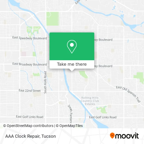AAA Clock Repair map