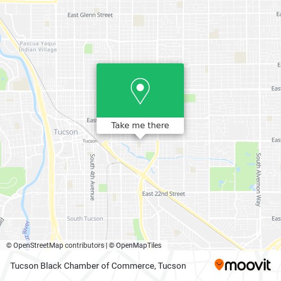 Mapa de Tucson Black Chamber of Commerce