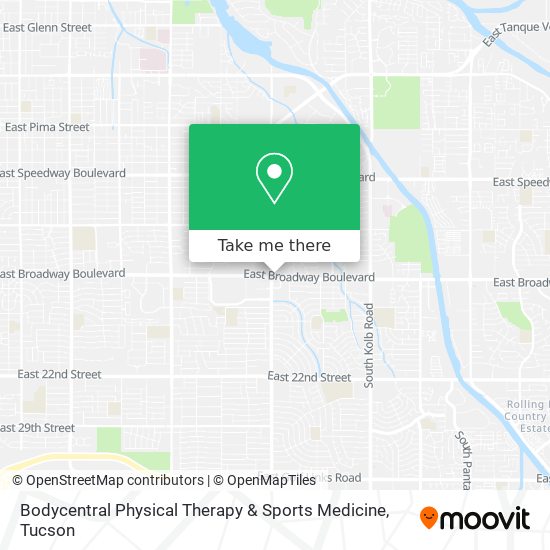 Bodycentral Physical Therapy & Sports Medicine map