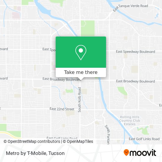 Mapa de Metro by T-Mobile