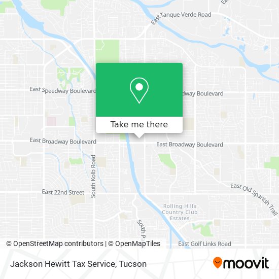 Jackson Hewitt Tax Service map