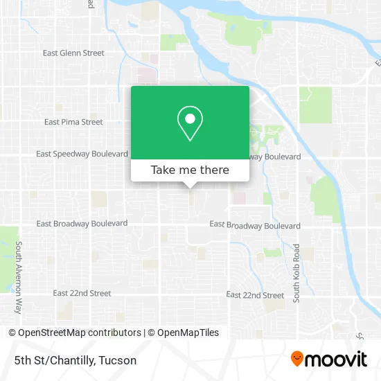 5th St/Chantilly map