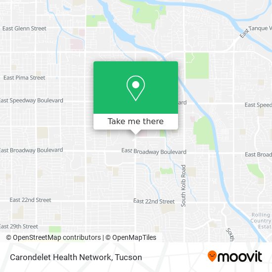 Mapa de Carondelet Health Network