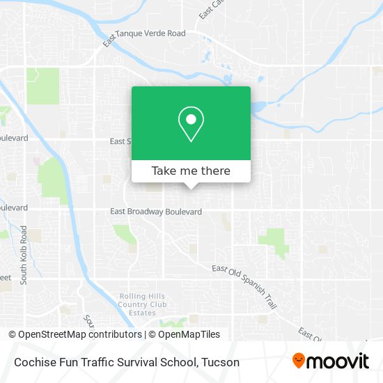 Cochise Fun Traffic Survival School map