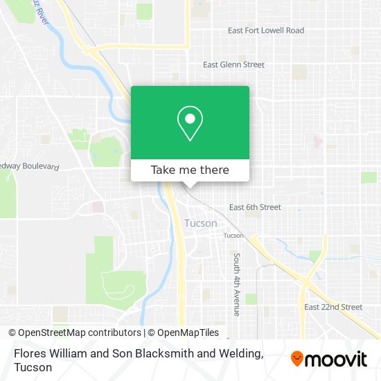 Flores William and Son Blacksmith and Welding map