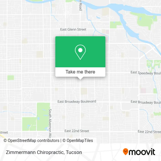Zimmermann Chiropractic map