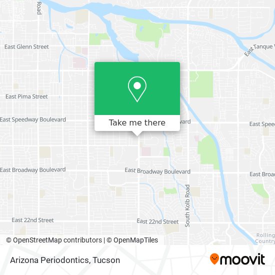 Arizona Periodontics map