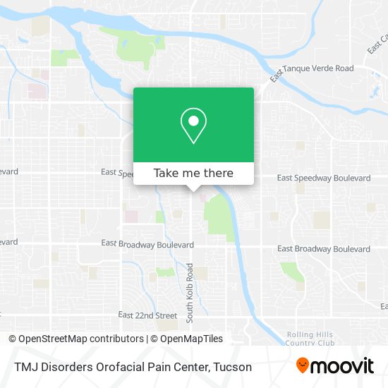 Mapa de TMJ Disorders Orofacial Pain Center