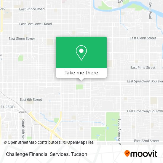 Challenge Financial Services map