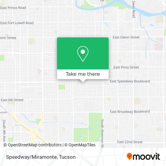 Mapa de Speedway/Miramonte
