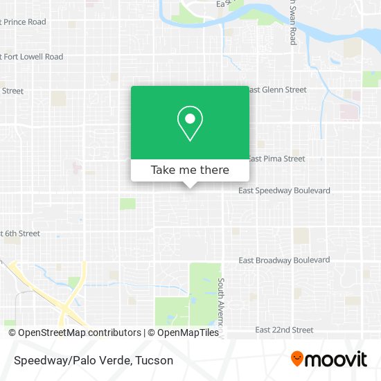 Mapa de Speedway/Palo Verde