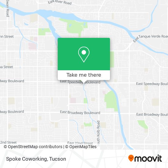 Spoke Coworking map