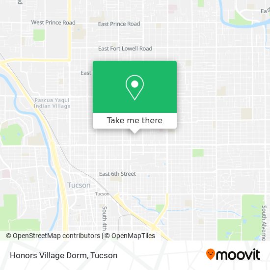 Mapa de Honors Village Dorm