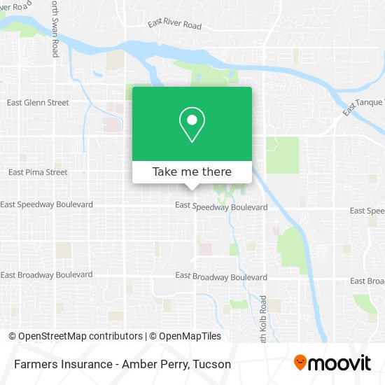 Farmers Insurance - Amber Perry map
