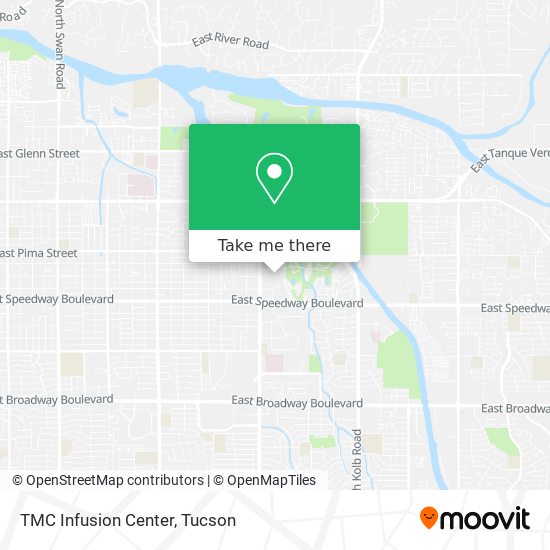 Mapa de TMC Infusion Center