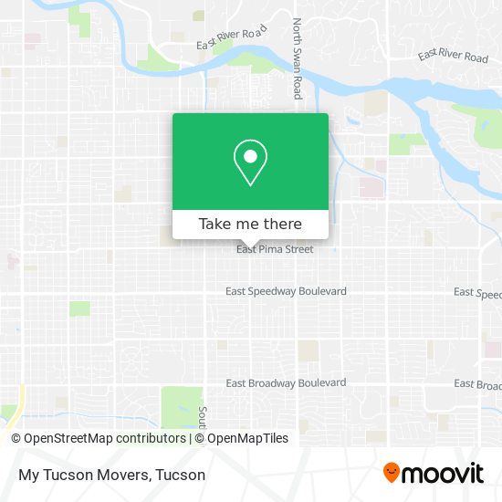 My Tucson Movers map